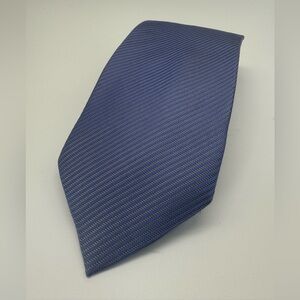 Valerio Gareti Periwinkle and metallic Stripe Silk Tie evening wedding office
